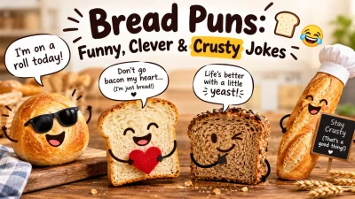 Bread Puns: Funny, Clever & Crusty Jokes 🍞😂