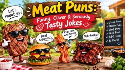 Meat Puns: Funny, Clever & Tasty Jokes 🥩😂