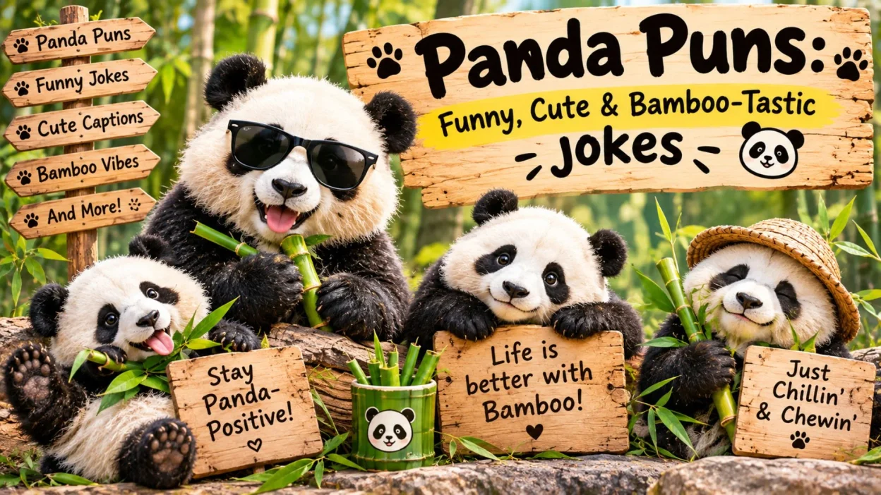 Panda Puns: Funny, Cute & Bamboo-Tastic Jokes 🐼😂