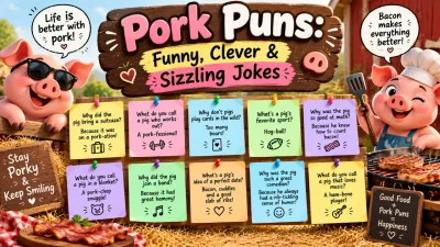 Pork Puns: Funny, Clever & Sizzling Jokes 🐷🥓
