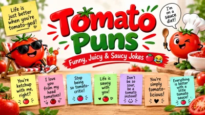 Tomato Puns: Funny, Juicy & Saucy Jokes 🍅😂