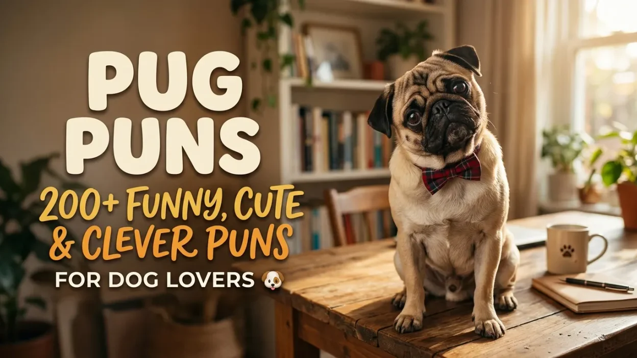 Pug Puns: Funny, Cute & Clever Dog Puns