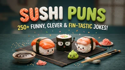 Funny Sushi Puns and Jokes 🍣