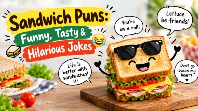 Funny Sandwich Puns for Low-Energy Moments 🥪😴