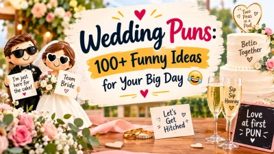 Wedding puns 100+ funny ideas for your big day